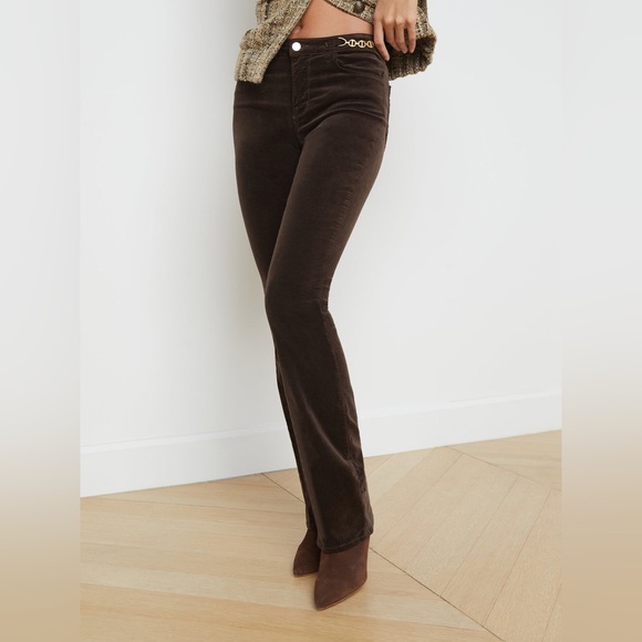 NWT Lagence Paris Stevie Velvet Jean Size24 $325 - Picture 6 of 11